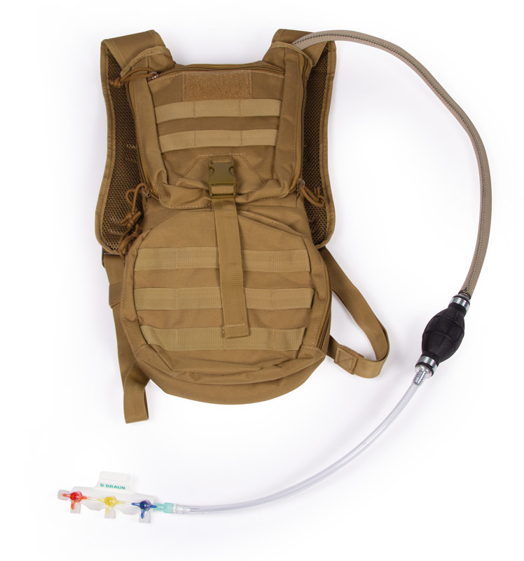 Bloody M.A.R.C Blutungspumpe mit Reservoir-Rucksack Bloody M.A.R.C Blutungspumpe mit Reservoir-Rucksack