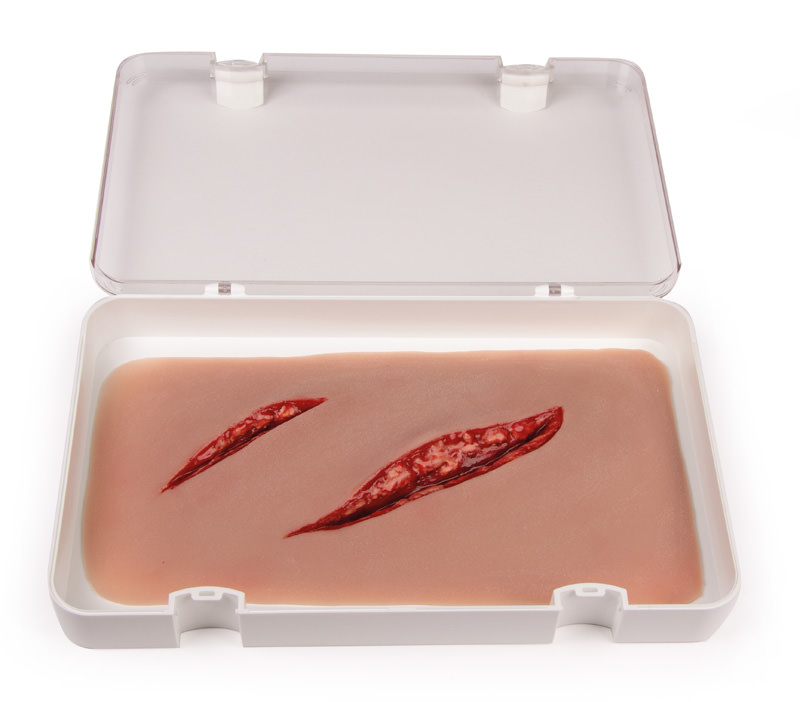 Schnittwunde, groß Schnittwunde, groß