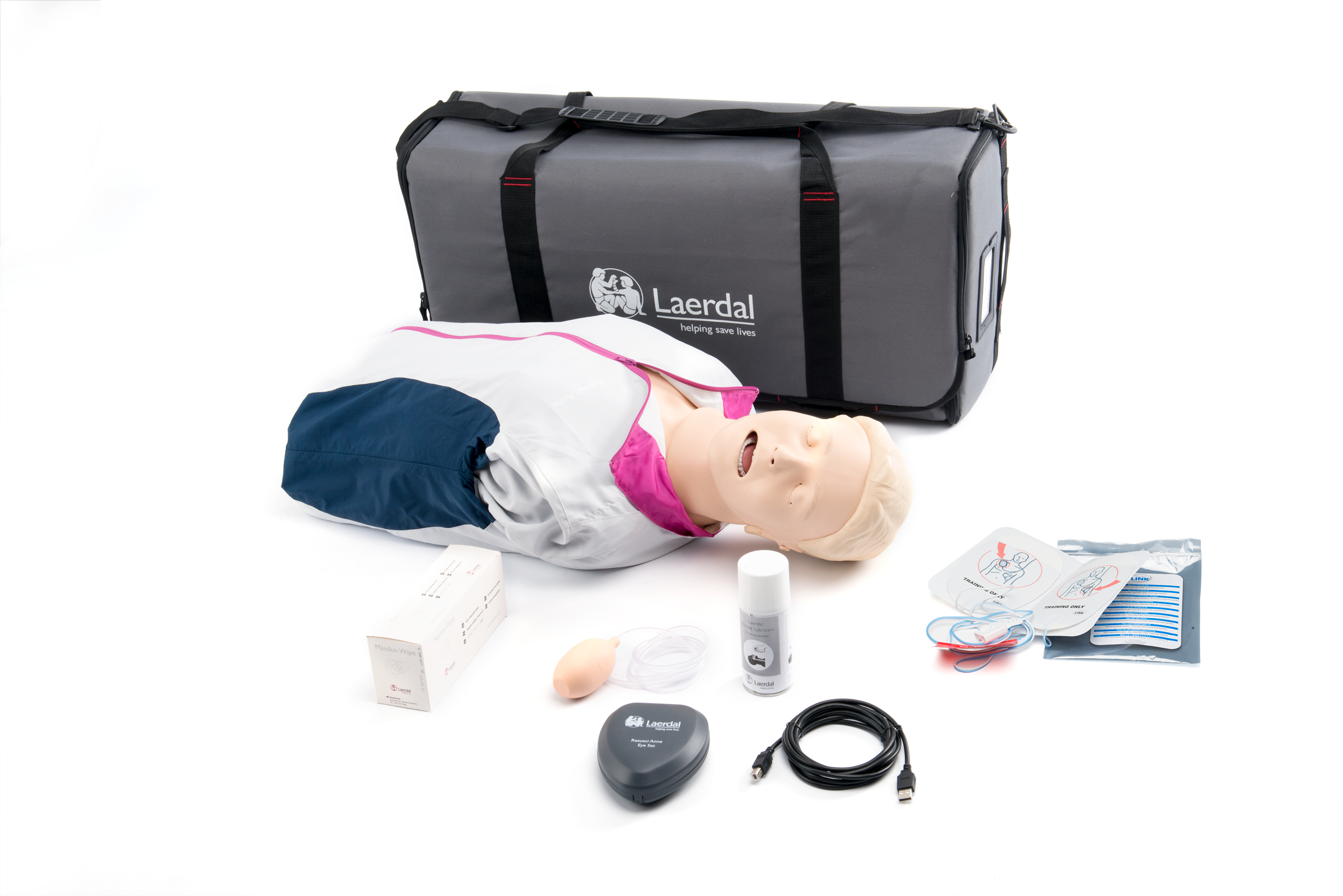 Laerdal Resusci Anne QCPR AED Airway (Torso) Laerdal Resusci Anne QCPR AED Airway (Torso)